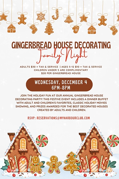 Gingerbread House Decorating: Family Night